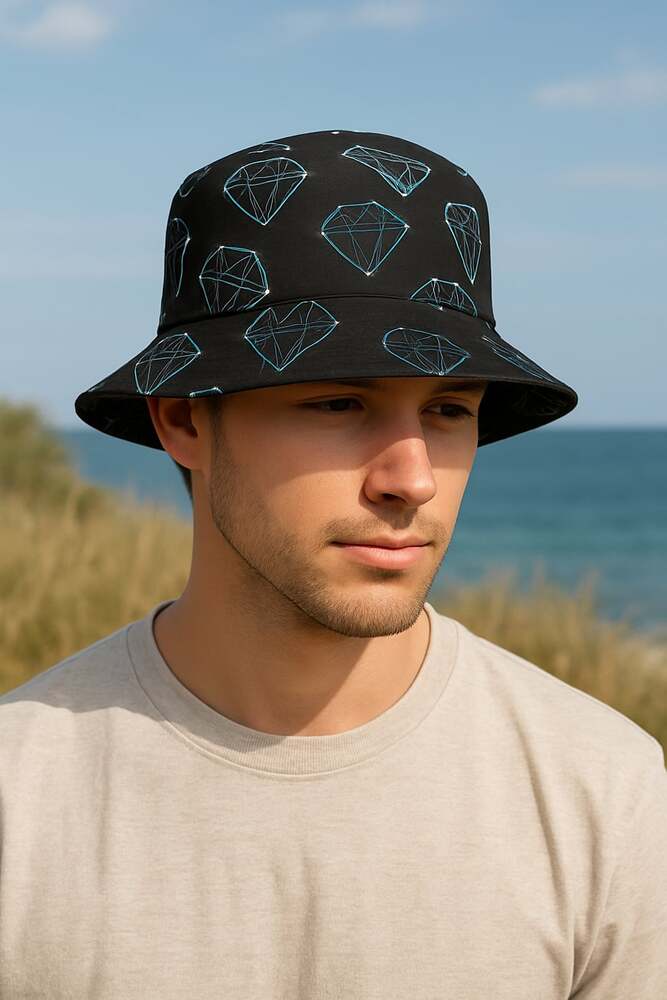 STUSSY Zulu Bucket Hat in Blue